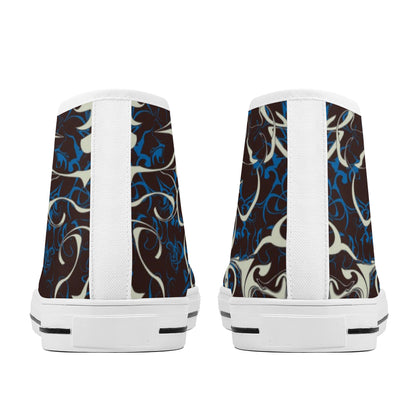 Designer High Top Canvas Shoes- FWS X2 Colloid Colors 